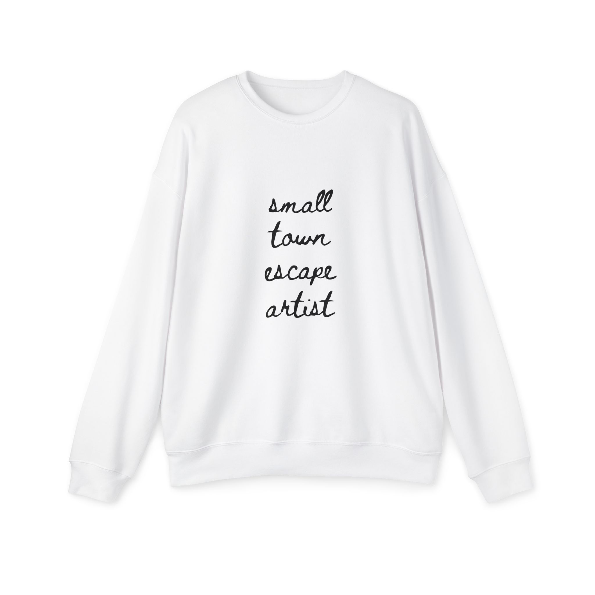 Small Town Escape Artist Sweatshirt - White