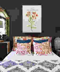 AFTER: Bold and Blue Bedroom Makeover