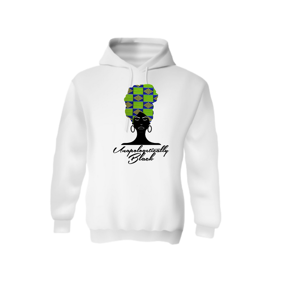Thumbnail: Unapologetically Black Hoodies (White)
