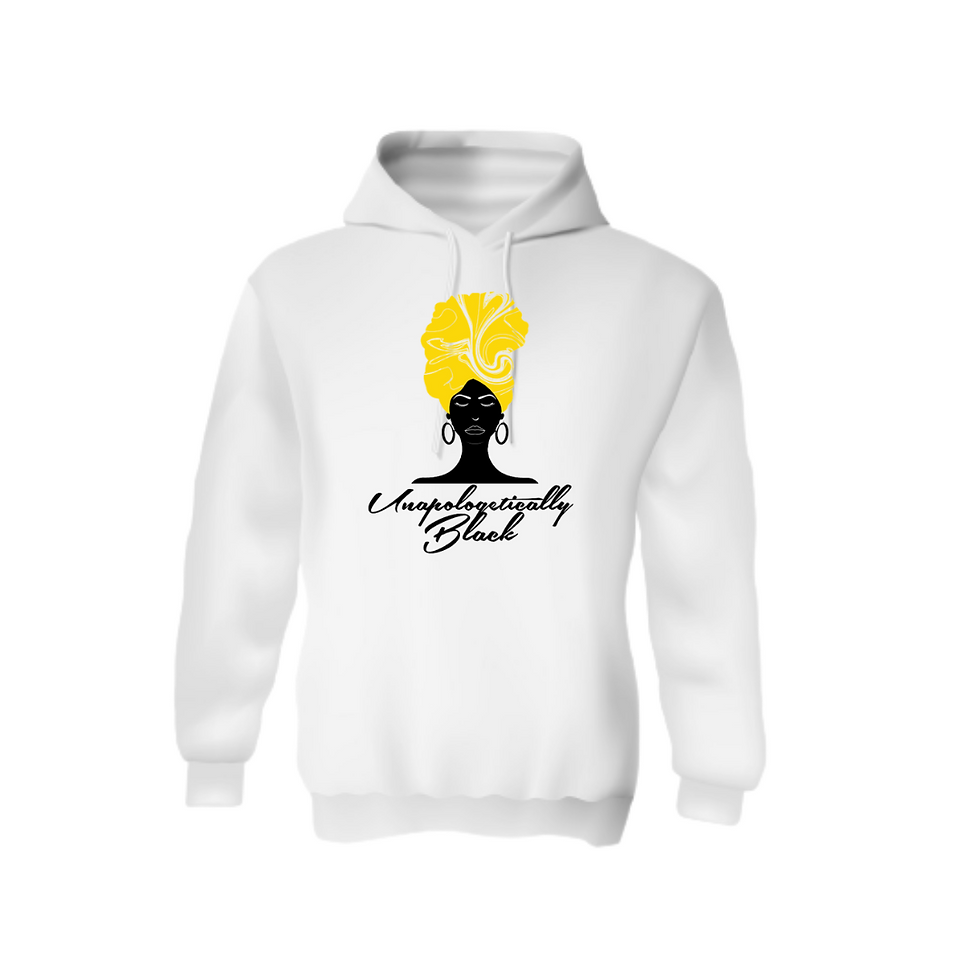 Thumbnail: Unapologetically Black Hoodies (White)