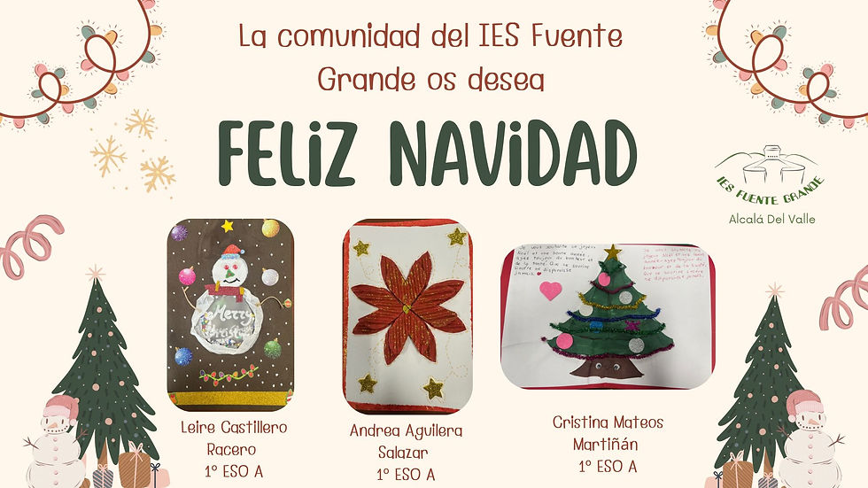 Felicitación de navidad.