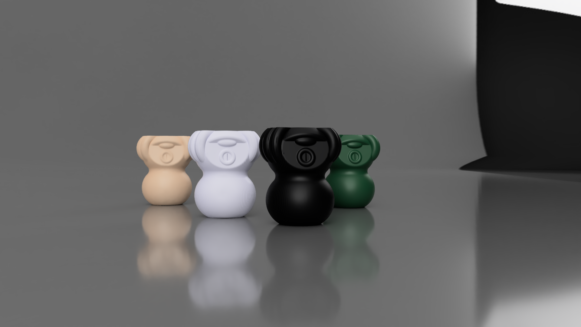 Eclipse, vază decorativă pentru flori uscate sau artificiale Printată 3D