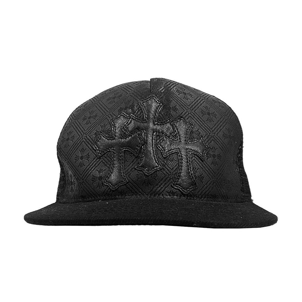 Chrome Hearts Cemetery Cross Trucker Hat