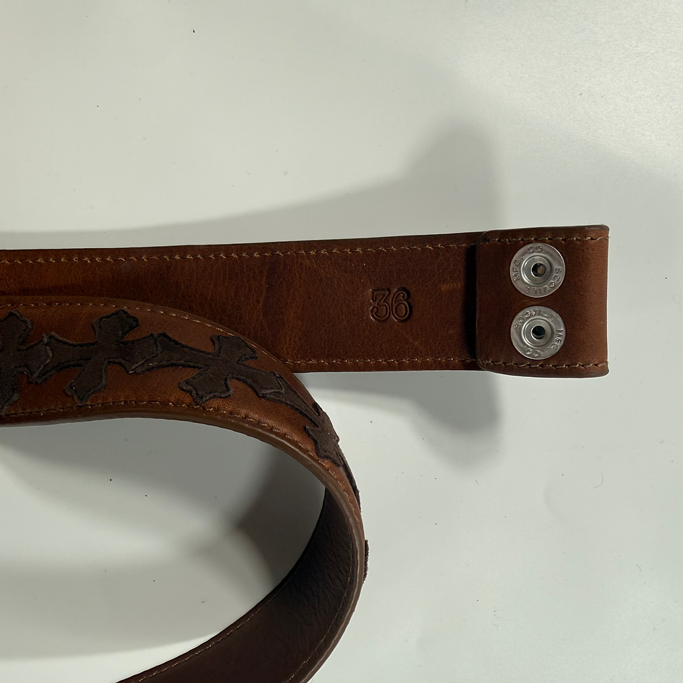 Thumbnail: Chrome Hearts Cross Patch Belt Strap