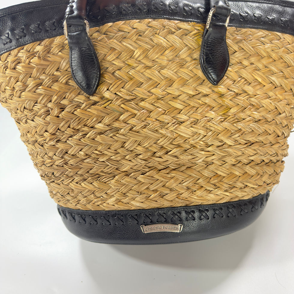 Thumbnail: Chrome Hearts Wicker Tote Bag 