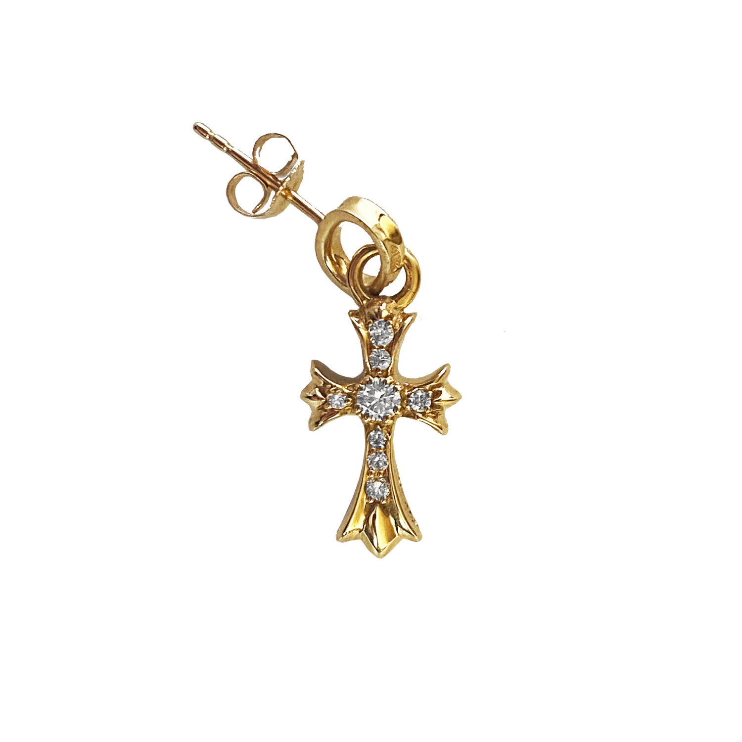 Chrome Hearts Baby Fat Diamond EarRing 