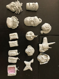 Unpainted chocolates