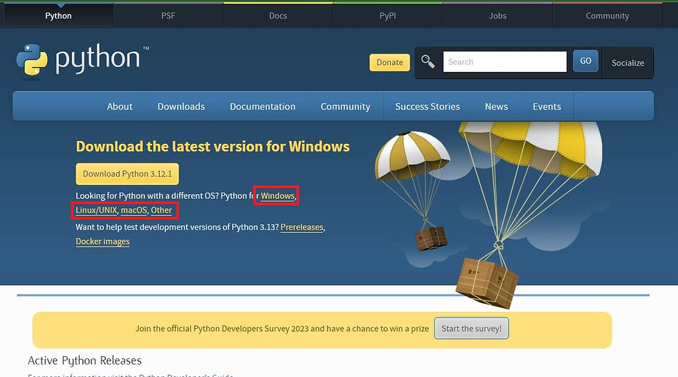 1: Install Python.