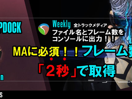  【REAPDOCK-Python-】-004- MAに必須！フレーム数を2秒で取得ReaScript！！