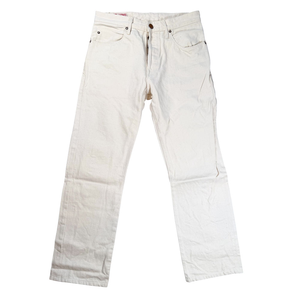 Thumbnail: Freenote Cloth Belfort Straight 14 Ounce Ecru Denim
