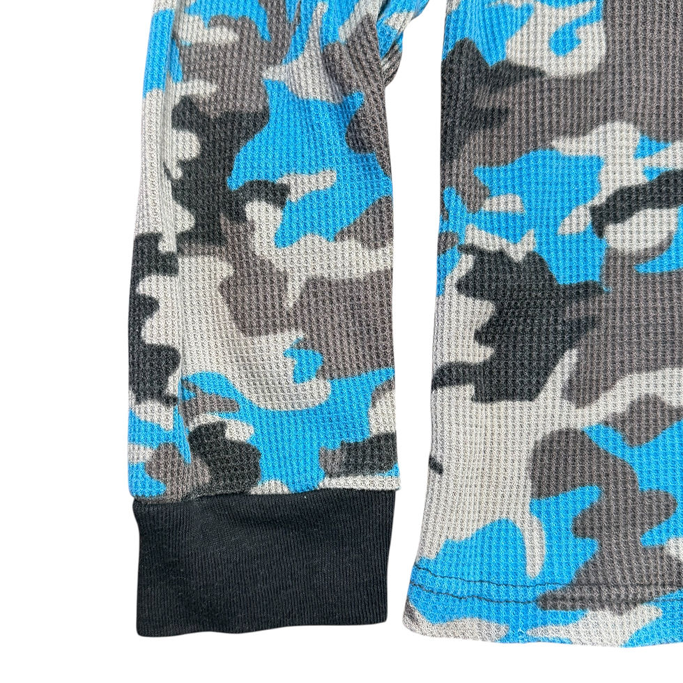 Thumbnail: 80's Blue Camo Thermal L/S Tee