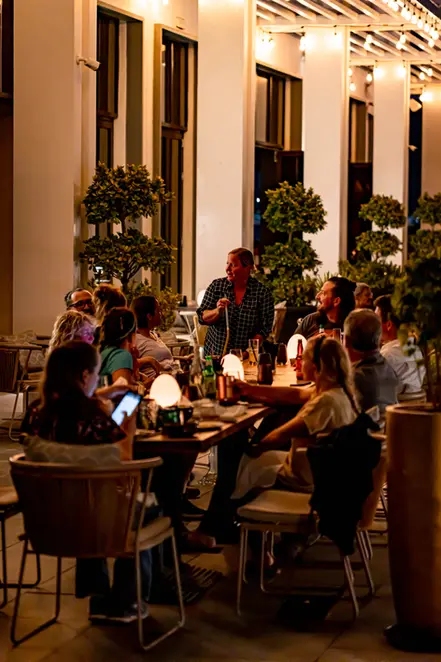 Shisha at indian restaurant with friends