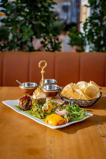 Best Indian Starter Platter at Zeera