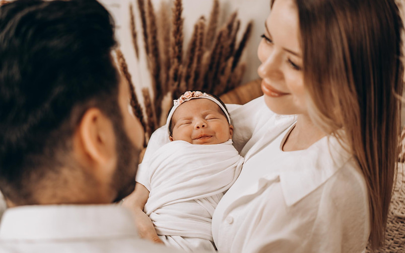 Newborn Shooting Familienaufnahmen