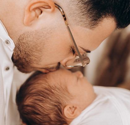 Papa und Baby