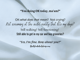 A Peek Inside a Grieving Mother's Thoughts