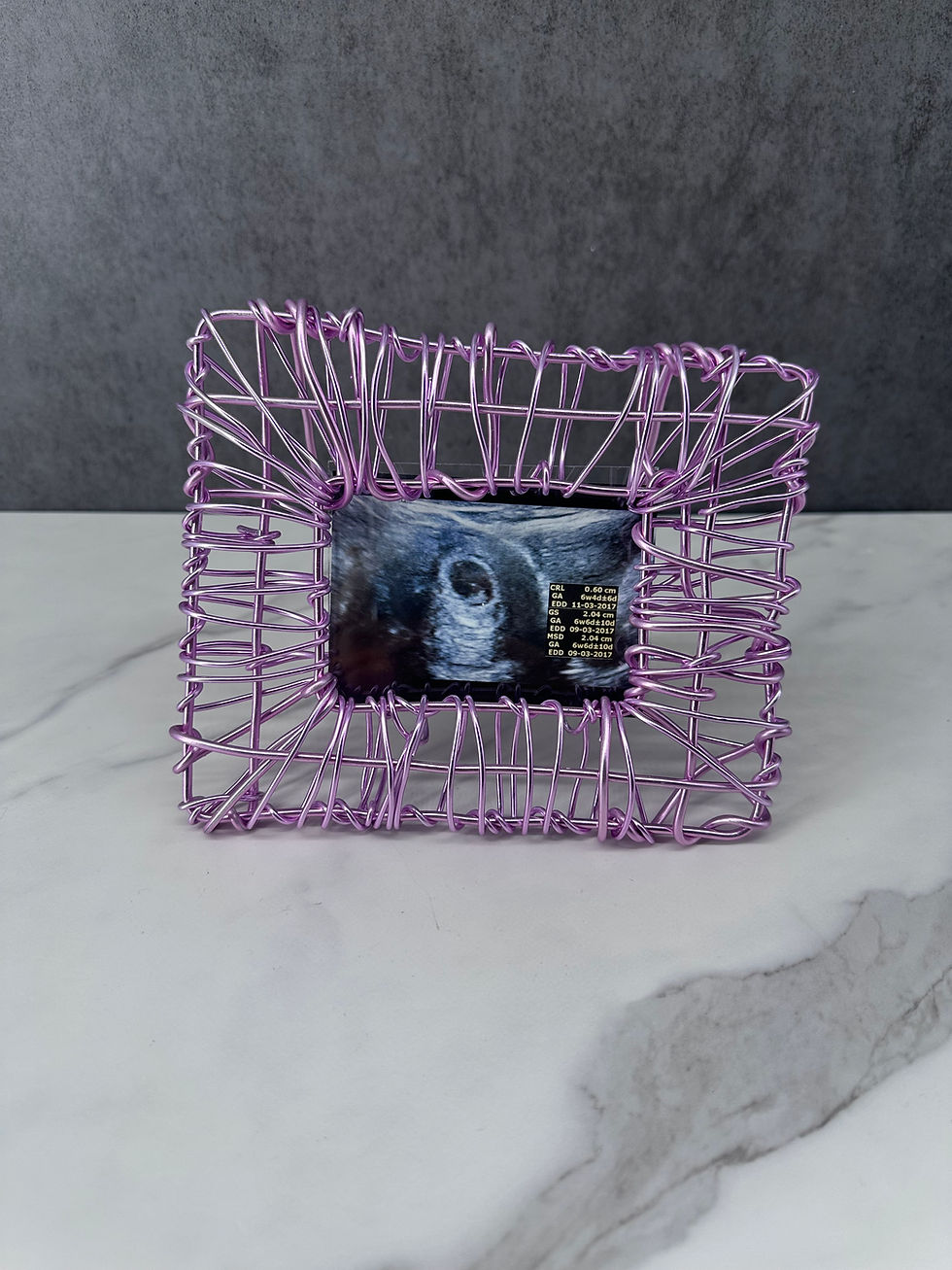 Thumbnail: "Sono" (For Sonograms) Wire Photo Frame