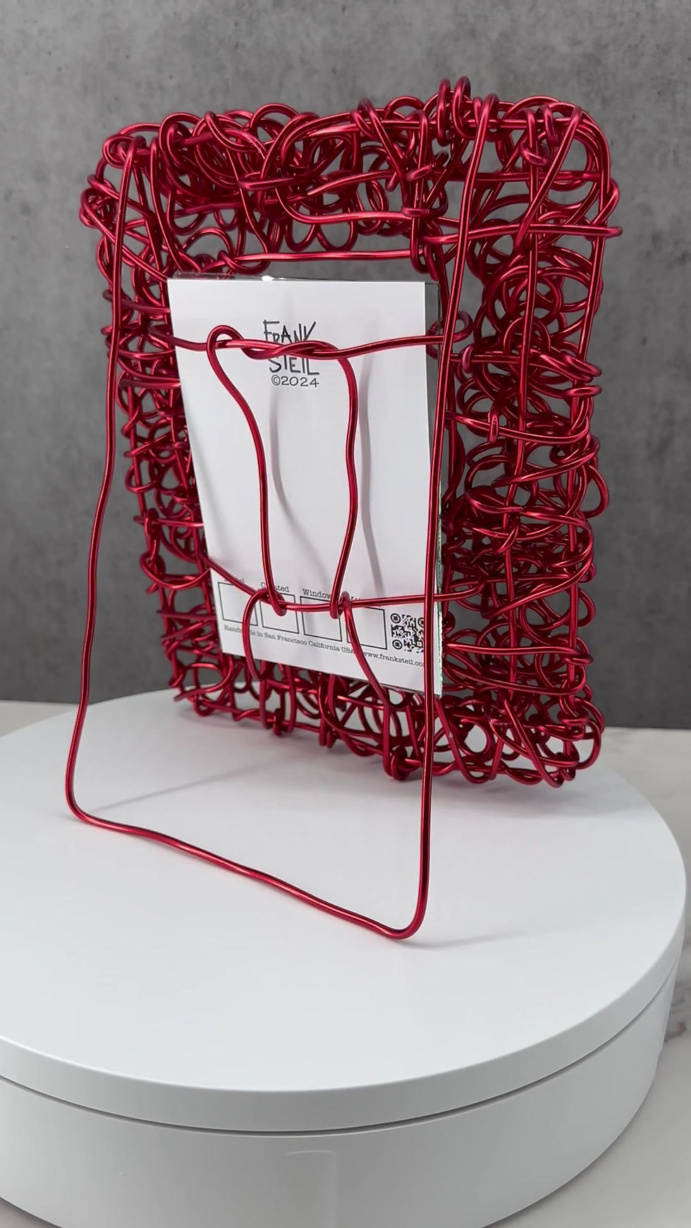 Thumbnail: "Loops" Wire Photo Frame (4"x6"  window)