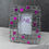 Thumbnail: "Spot" Pink Wire Photo Frame (4"x6" Vertical window)