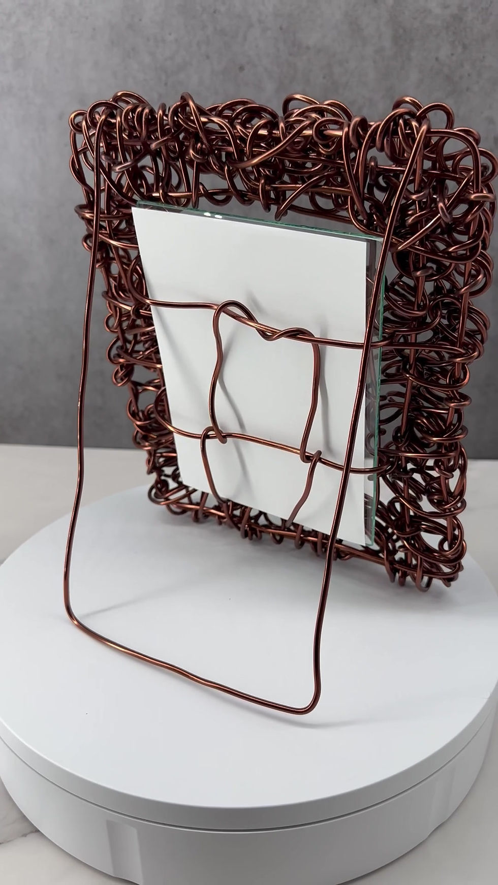 Thumbnail: "Loops" Wire Photo Frame (5"x7"  window)