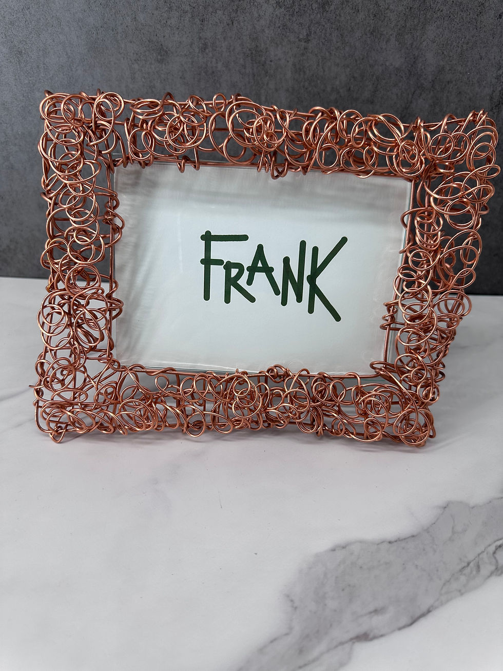 Thumbnail: "Loops" Wire Photo Frame (5"x7"  window)