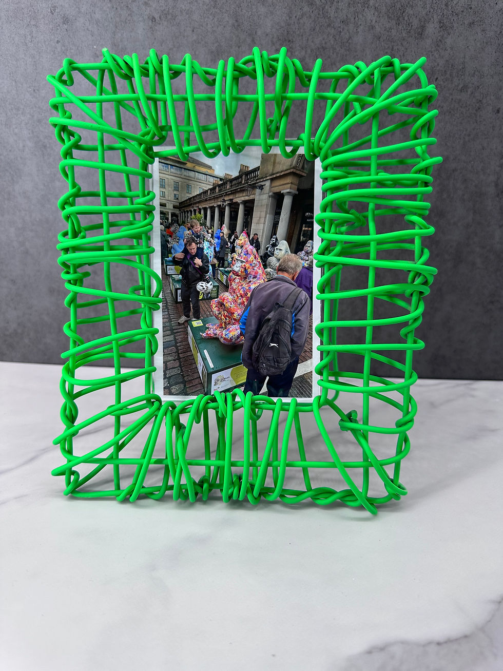 Thumbnail: "Vandal"  Photo Frame (4"x6" window)