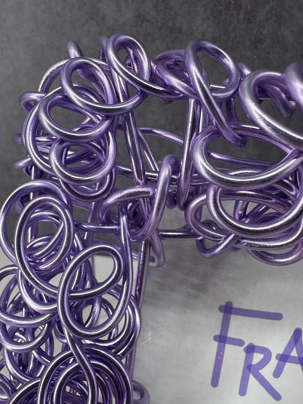 Thumbnail: "Loops" Wire Photo Frame (5"x7"  window)