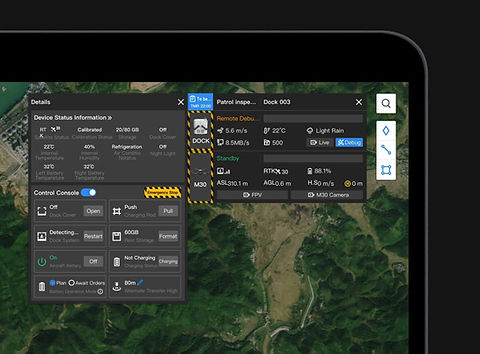 Interface Software de automação de voo DJI FlightHub 2