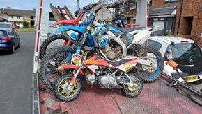 Two Arrested After Drugs, Cash and Scrambler Bikes Seized in Crosby Police Warrant