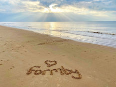 Good Morning on Tuesday 15th February. Wet and windy day getting drier and brighter later in Formby