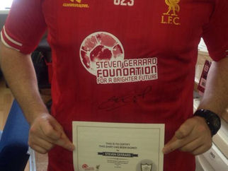 Win a signed Stevie G Shirt at the Redgate Summer Fete this Saturday