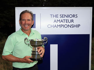 Lutz completes Seniors Amateur Championship hat-trick at Formby Golf Club