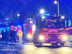 A man in his 60s is being treated for severe injuries after last nights house fire in Formby
