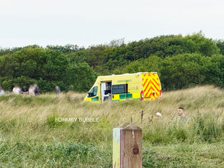 Emergency Services Attend Incident in Formby Dunes