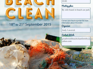 Great British Beach Clean - Tomorrow at 10am