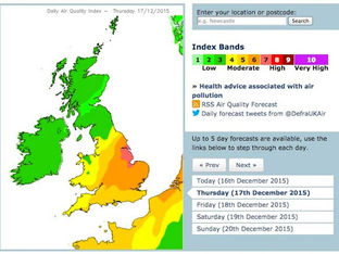 Sahara dust cloud to hit Britain tomorrow prompting toxic smog alert