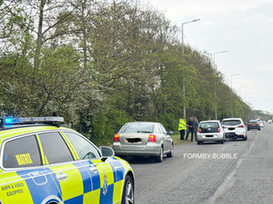 Two car collision on Scaffold Lane near Ince Woods with possible delays