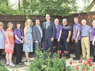 Formby Library Garden is officially opened