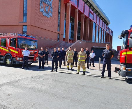 Merseyside Fire Service praised for support towards community during pandemic