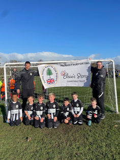 Formby Junior Sports Club’s Under 8 White Saturday team gained their first league win of the season