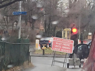 Road Works on Duke Street Roundabout.....