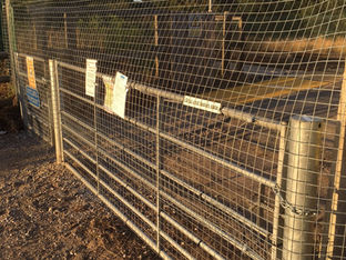 Fisherman's Path Level Crossing is completely fenced off and closed for at least 3 weeks