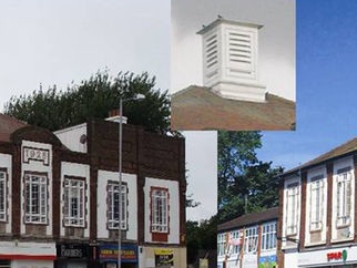 Historic Roof Lantern destroyed on Embassy Buildings in Formby's only conservation area