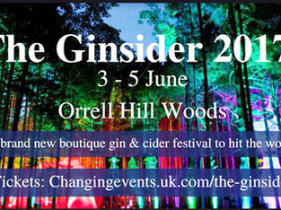 The Ginsider 2017 starts TODAY - Gin festival deep in the woods