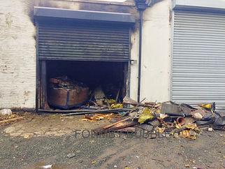 Fire on the Mayflower last night