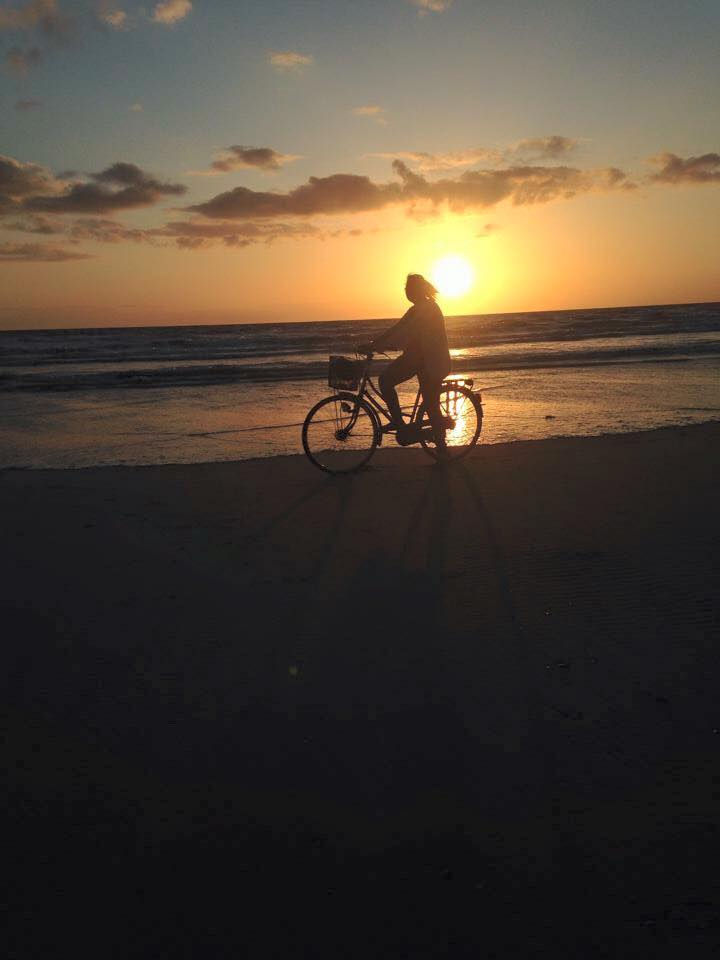 Andrea Dell - Bicycle ride on Formby Beach.jpg