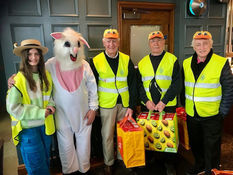 Formby Rotary in action this Easter giving eggs away in our community.Also looking for new Rotarians