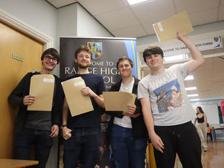 Congratulations and well done to year 13 leavers with Record results at Range High School