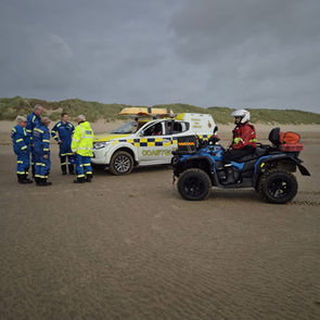 Lifeboat and Coastguard called out to two missing swimmers on Formby beach
