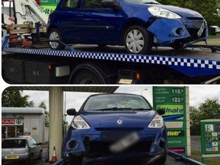 Driver brings Formby bypass to a standstill
